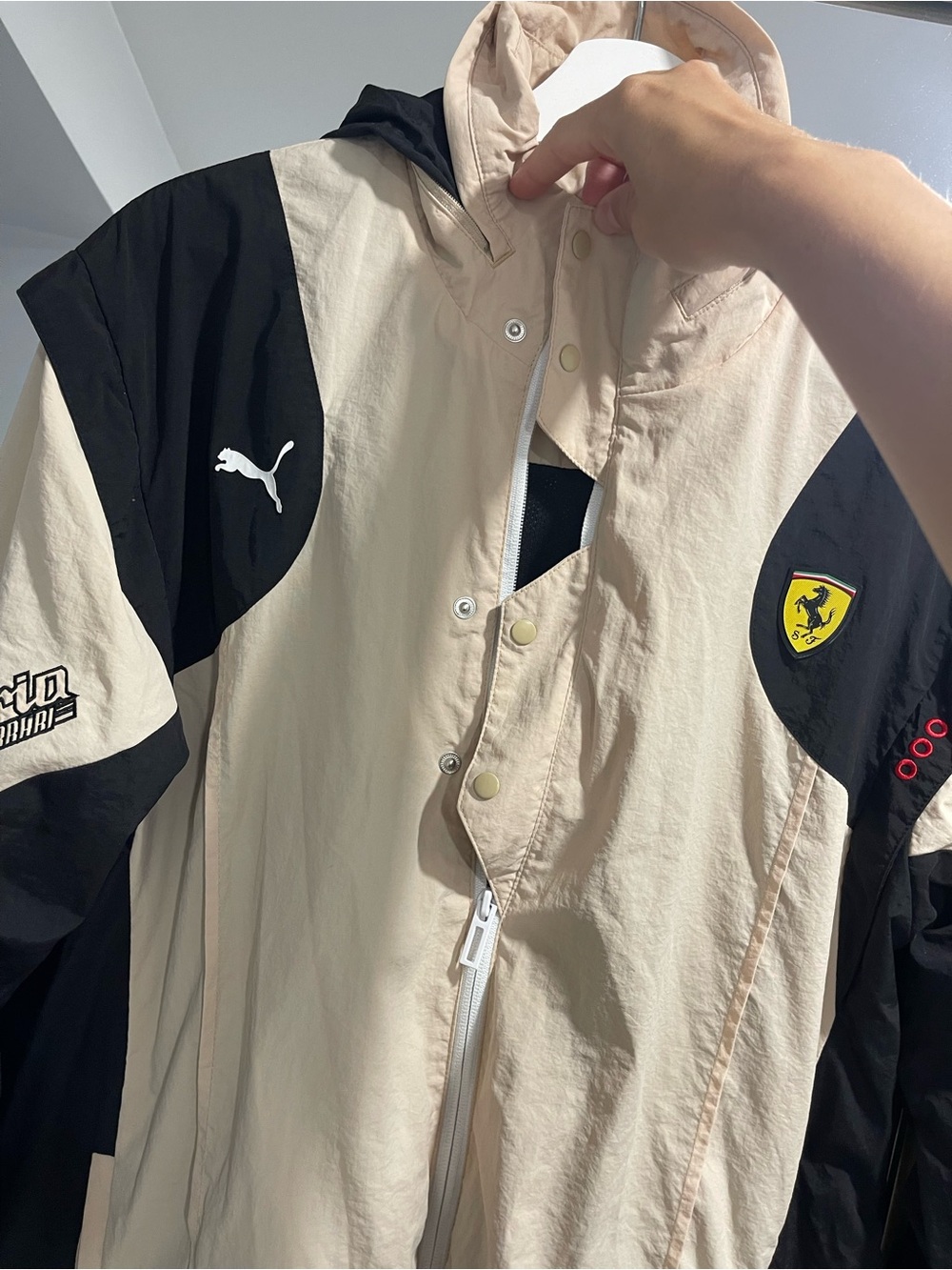 Puma Scuderia Ferrari Men’s Statement Jacket Granola size medium - Picture 8 of 11